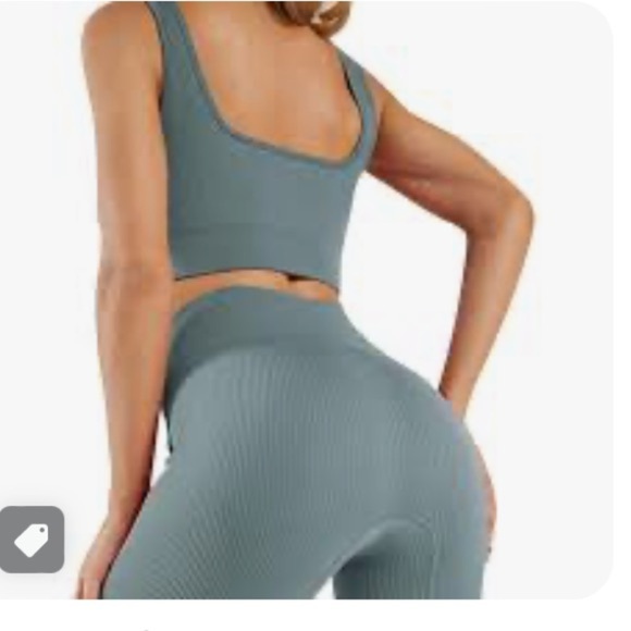 Work out Set 🔥 Ribbed Collection Seamless work out Set - Picture 5 of 12